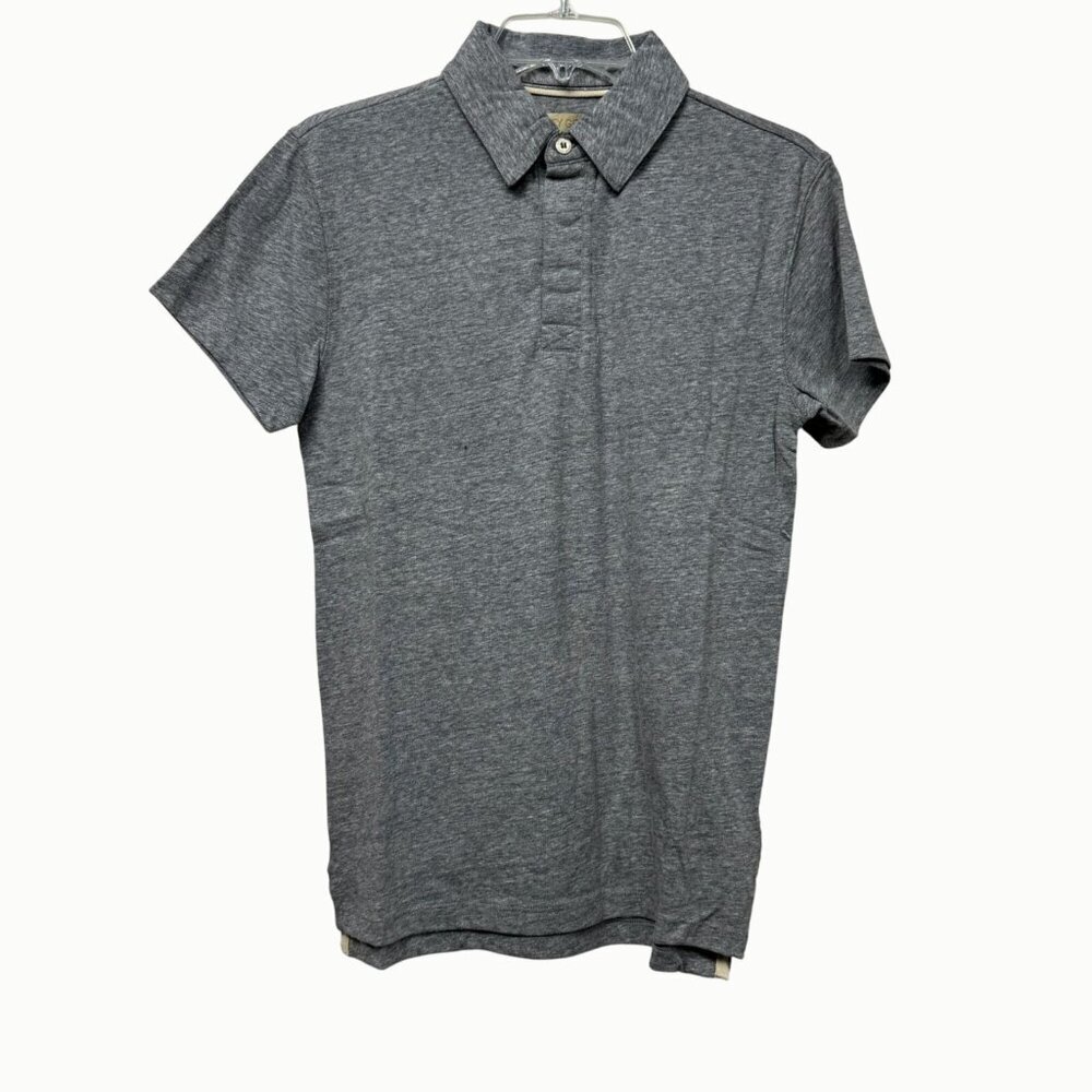 Nifty Genius Heather Gray Short Sleeve Polo Shirt Men’s XS New With Tags